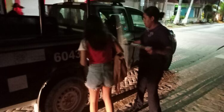 Respuesta inmediata del GEAVIG de Isla Mujeres ante una menor extraviada
