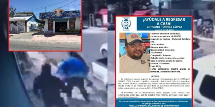 Encuentran cuerpo ‘embolsado’ del empresario Cipriano Torres, secuestrado en Chetumal