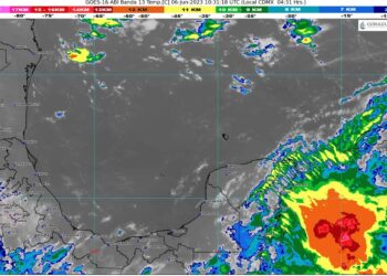 No olvide el Paraguas!  Así estará el clima este martes en Quintana Roo