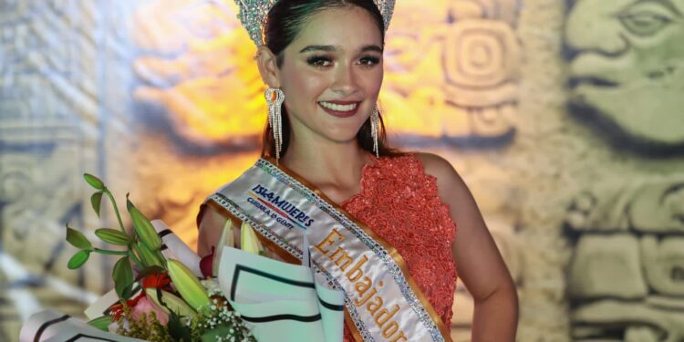 Atenea Gómez encabeza Imposición de Banda a las Embajadoras de las Fiestas Fundación 2023