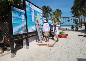 Cuatro playas de Isla Mujeres izarán nuevamente la bandera Blue Flag