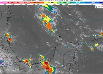 Continuarán las lluvias en Quintana Roo