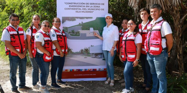 Atenea Gómez Ricalde marca el inicio de la construcción del Centro de Servicio de Emergencia en Costa Mujeres