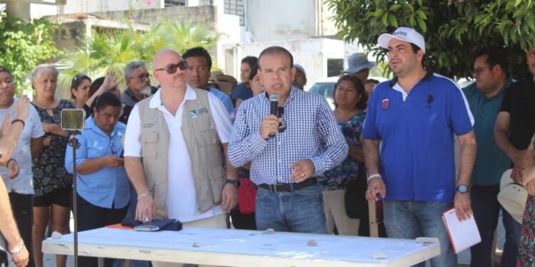 Trabajo en territorio para dar certeza a la obra en Puerto Morelos