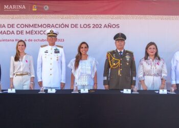 Mara Lezama encabeza conmemoración del 202 aniversario de la creación de la Armada de México | Coordinación General de Comunicación