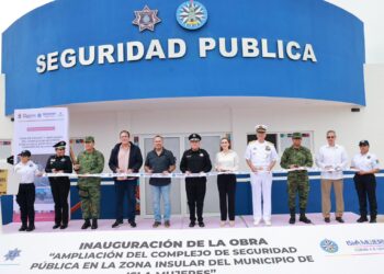 Atenea Gómez Ricalde inaugura la nueva Casa del Policía en Isla Mujeres