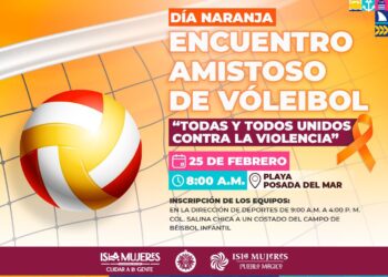 Gobierno Municipal invita a sumarse a la convocatoria para el Encuentro Amistoso de Voleibol en Isla Mujeres