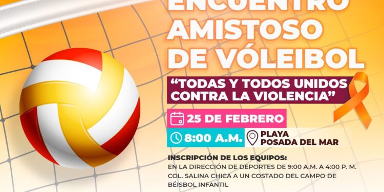 Gobierno Municipal invita a sumarse a la convocatoria para el Encuentro Amistoso de Voleibol en Isla Mujeres