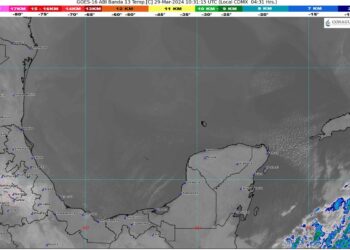 Así estará el clima hoy en Quintana Roo