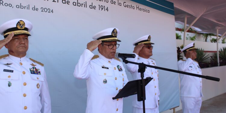 Conmemoran el 110 Aniversario de la Gesta Heroica del 21 de abril de 1914