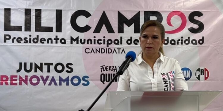Acusa Lili Campos al Ieqroo de prestarse a untereses de Morena, para frenar su campaña