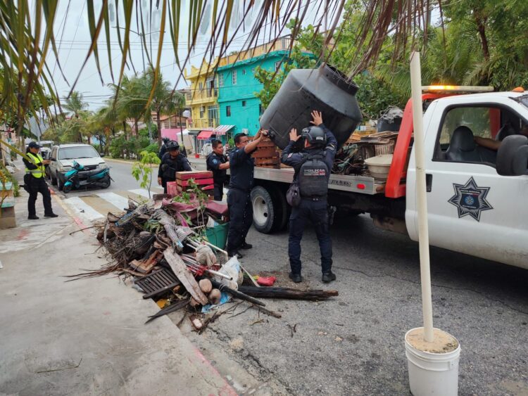 Gobierno Municipal de Isla Mujeres llama a tomar medidas preventivas ante las lluvias registradas