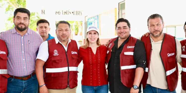 Atenea Gómez Ricalde suma esfuerzos el IFEQROO para mejorar las escuelas de Isla Mujeres
