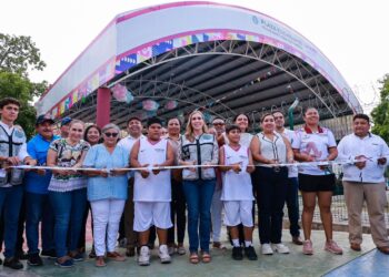 Atenea Gómez apertura el Domo Hugo Ravell en Ciudad Mujeres