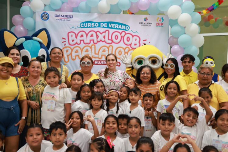 Gobierno de Atenea Gómez Ricalde trabaja para promover el desarrollo de infancias sanas en Isla Mujeres
