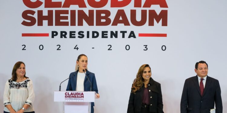 Tren de carga del Tren Maya, proyecto estratégico del Sureste: Claudia Sheinbaum