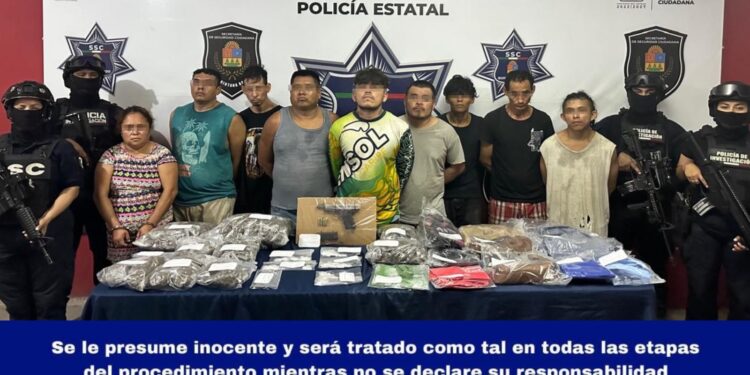 Detienen a 9 personas en Cancún; 4 son acusadas por intento de feminicidio