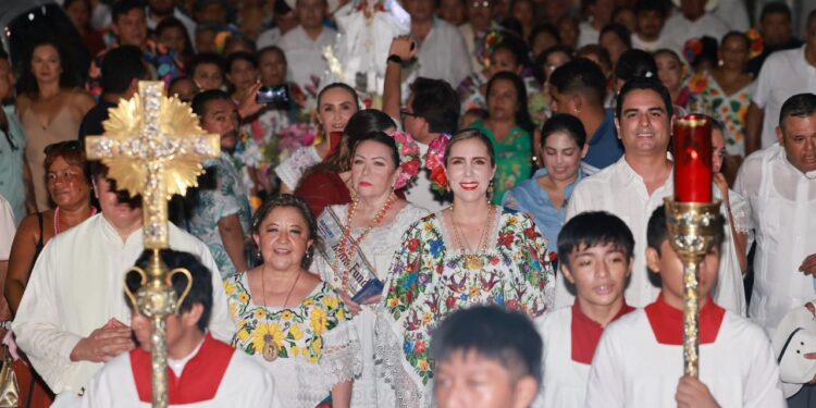Celebran tradicional Vaquería en el Pueblo Mágico de Isla Mujeres