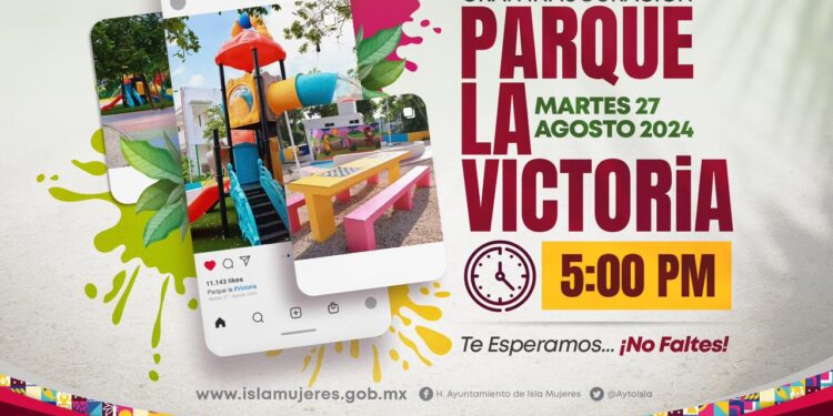 Atenea inaugurará hoy el nuevo parque La Victoria en Ciudad Mujeres
