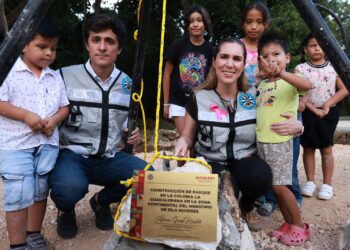 Atenea Gómez Ricalde inicia la construcción de un nuevo parque en la Zona Continental