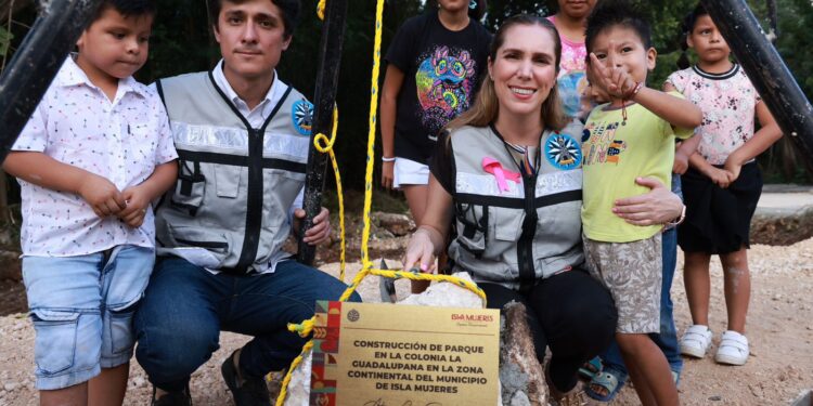 Atenea Gómez Ricalde inicia la construcción de un nuevo parque en la Zona Continental