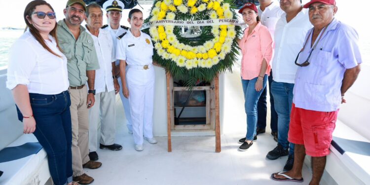 Atenea Gómez Ricalde celebra a los pescadores de Isla Mujeres
