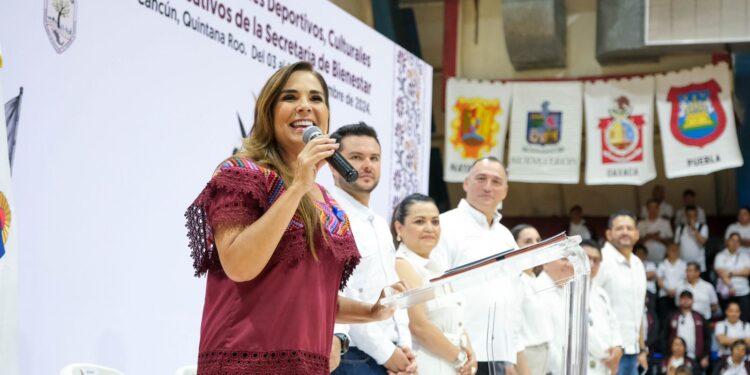 Mara Lezama Inaugura los XXI Juegos Nacionales de la Secretaría de Bienestar en Cancún