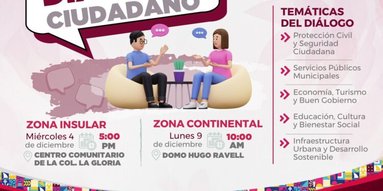 Gobierno de Isla Mujeres invita a la población a participar en el Diálogo Ciudadano