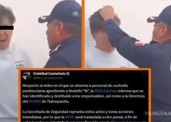 Filtran VIDEO de ‘Fofo’ Márquez siendo agredido por policía de Barrientos; lo cambian de cárcel