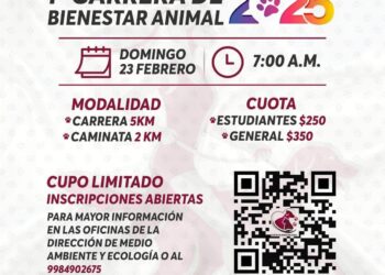 Isla Mujeres promueve la Primera Carrera de Bienestar Animal para fomentar el cuidado responsable de las mascotas