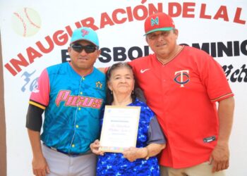 Arrancó la Liga Municipal Dominical de Béisbol “Sebastián ‘El Pichino’ León” en Isla Mujeres