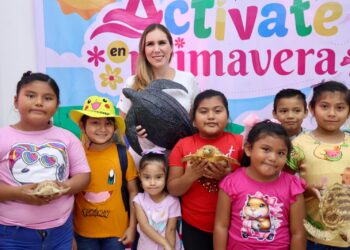 Atenea Gómez Ricalde impulsa el desarrollo integral de la niñez con el programa “Actívate en Primavera 2025”