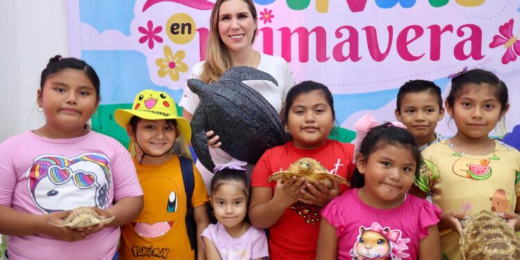 Atenea Gómez Ricalde impulsa el desarrollo integral de la niñez con el programa “Actívate en Primavera 2025”