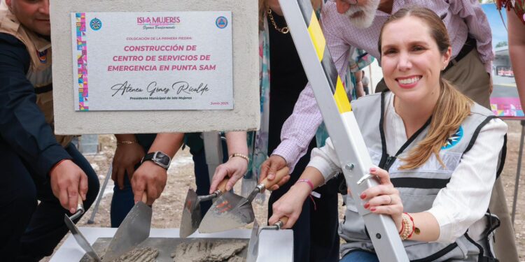 Gobierno Municipal inicia la construcción del nuevo Centro de Servicios de Emergencia de Costa Mujeres