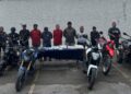 Capturan a cinco personas y recuperan varias motocicletas con reporte de robo en Benito Juárez