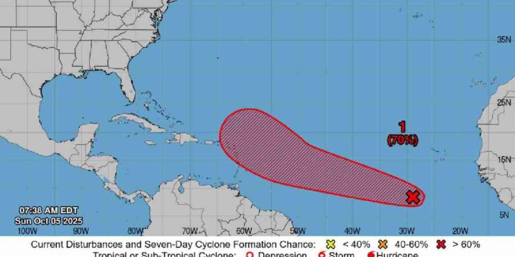 Atlántico: vigila Quintana Roo zona de baja presión que podría convertirse en ciclón a mitad de semana