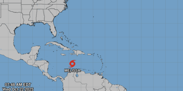 Tormenta Tropical Melissa se forma en el Atlántico: autoridades monitorean su evolución