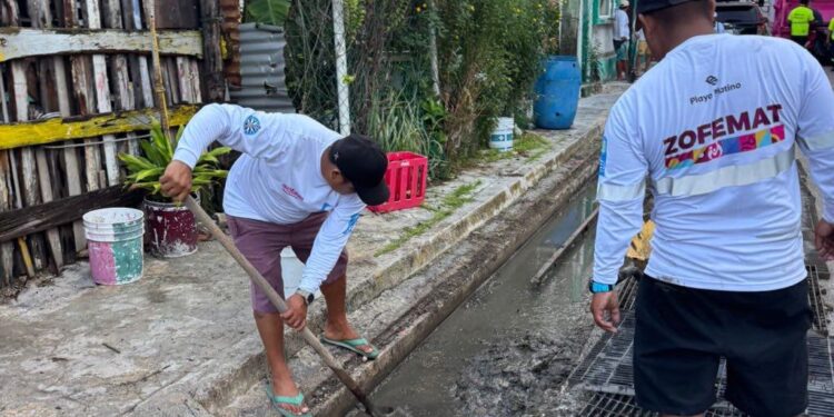 Acciones preventivas del Gobierno Municipal permiten rápida respuesta ante lluvias en Isla Mujeres